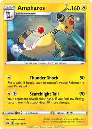 Ampharos 049/198 - Reverse Holofoil Chilling Reign