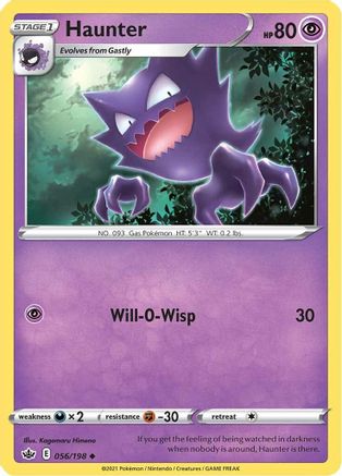 Haunter 056/198 - Reverse Holofoil Chilling Reign