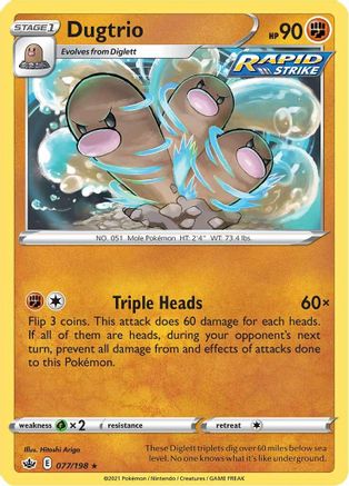 Dugtrio 077/198 Chilling Reign