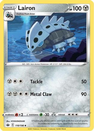Lairon 110/198 - Reverse Holofoil Chilling Reign