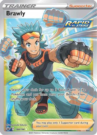 Brawly (Full Art) 188/198 - Holofoil Chilling Reign