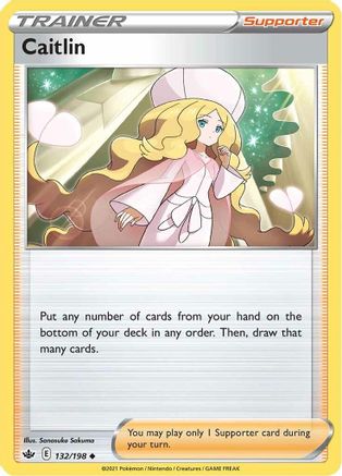 Caitlin 132/198 - Reverse Holofoil Chilling Reign