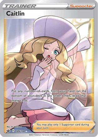 Caitlin (Full Art) 189/198 - Holofoil Chilling Reign