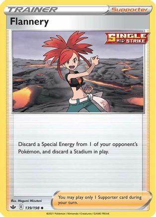 Flannery 139/198 - Reverse Holofoil Chilling Reign