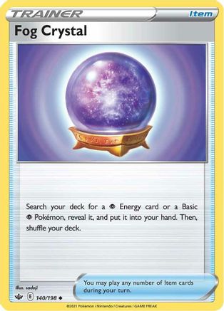Fog Crystal 140/198 - Reverse Holofoil Chilling Reign