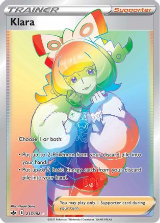 Klara (Secret) 217/198 - Holofoil Chilling Reign
