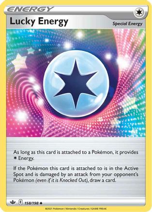 Lucky Energy 158/198 - Reverse Holofoil Chilling Reign