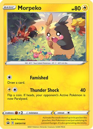 Morpeko SWSH116 - Holofoil SWSH Sword & Shield Promo Cards