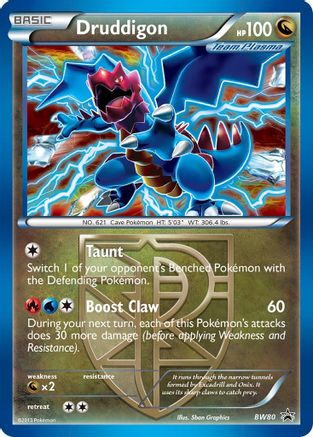 Druddigon (Team Plasma) (Team Plasma) - BW80 BW80 - Holofoil Black and White Promos