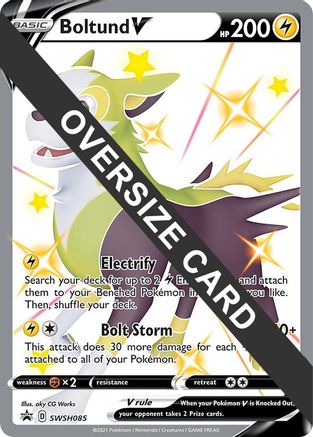 Boltund V SWSH085 - Holofoil Jumbo Cards