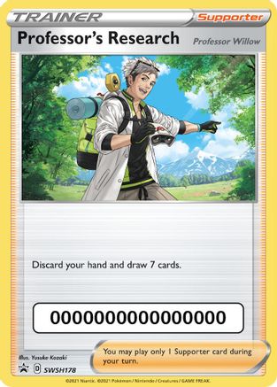 Professor's Research (with Pokemon Go Code) SWSH178 SWSH Sword & Shield Promo Cards