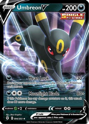 Umbreon V 094 - Holofoil Evolving Skies