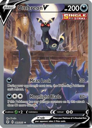 Umbreon V (Alternate Full Art) 189/203 - Holofoil Evolving Skies