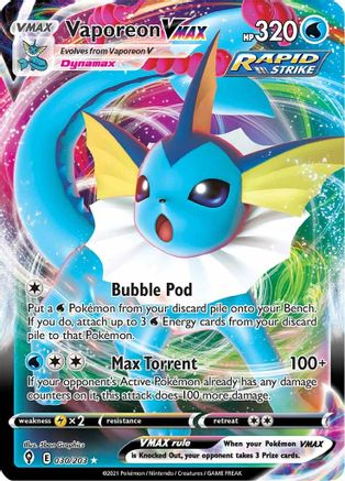 Vaporeon VMAX 030/203 - Holofoil Evolving Skies