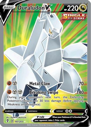 Duraludon V (Full Art) 197/203 - Holofoil Evolving Skies