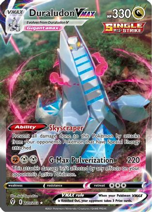 Duraludon VMAX (Alternate Art Secret) 220/203 - Holofoil Evolving Skies