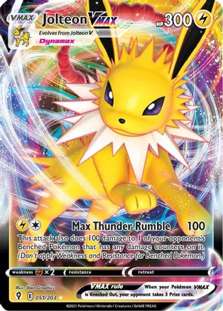 Jolteon VMAX 051/203 - Holofoil Evolving Skies