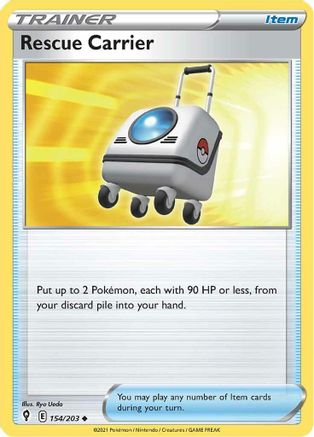 Rescue Carrier 154/203 - Reverse Holofoil Evolving Skies