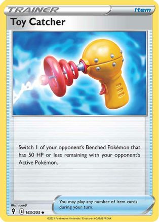 Toy Catcher 163/203 - Reverse Holofoil Evolving Skies