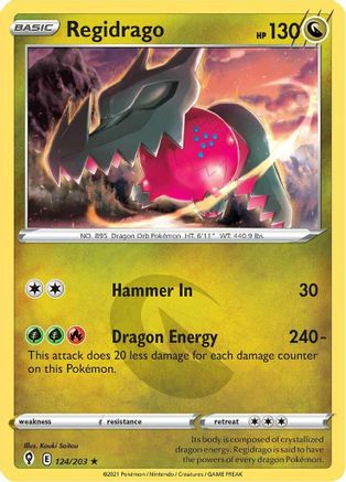 Regidrago 124/203 - Holofoil Evolving Skies