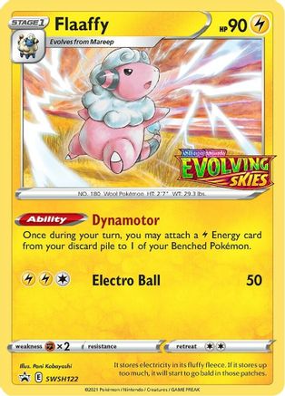 Flaaffy (Prerelease) SWSH122 - Holofoil SWSH Sword & Shield Promo Cards