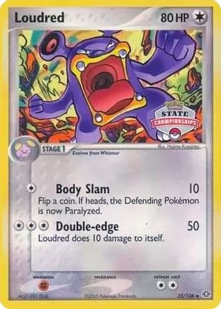 Loudred 35/106 (State Championships) (State Championships) 035/106 League & Championship Cards