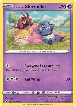 Galarian Slowpoke SWSH126 - Holofoil SWSH Sword & Shield Promo Cards