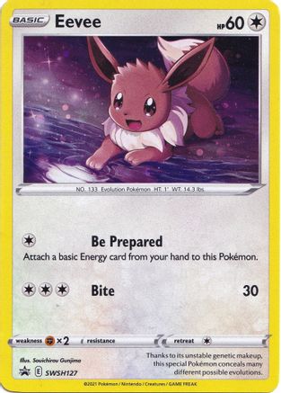 Eevee SWSH127 - Holofoil SWSH Sword & Shield Promo Cards