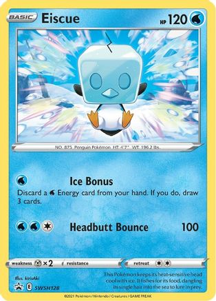 Eiscue SWSH128 - Holofoil SWSH Sword & Shield Promo Cards