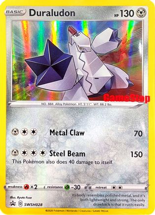Duraludon (Gamestop Exclusive) SWSH028 - Holofoil Miscellaneous Cards & Products