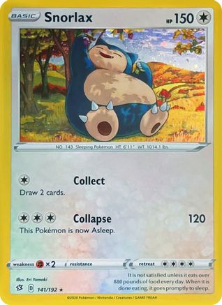 Snorlax (Cosmos Holo) 141/192 - Holofoil Miscellaneous Cards & Products