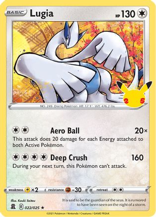 Lugia 022/025 - Holofoil Celebrations