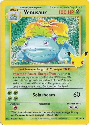 Venusaur 015 - Holofoil Celebrations Classic Collection