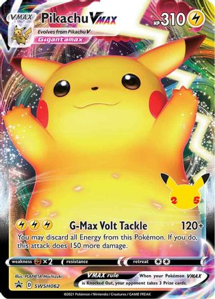 Pikachu VMAX SWSH062 - Holofoil SWSH Sword & Shield Promo Cards