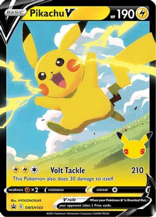 Pikachu V SWSH143 - Holofoil SWSH Sword & Shield Promo Cards