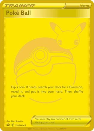Poke Ball SWSH146 - Holofoil SWSH Sword & Shield Promo Cards