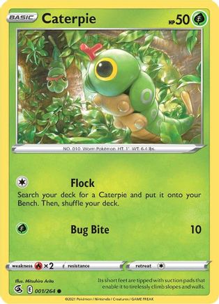 Caterpie 001/264 - Reverse Holofoil Fusion Strike