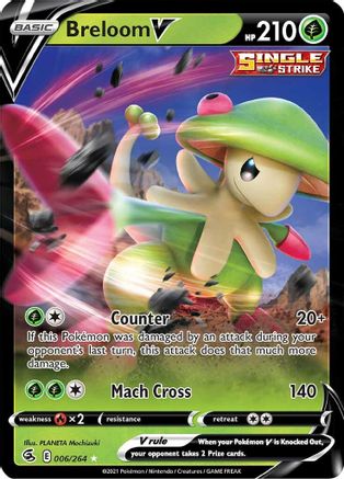 Breloom V 006/264 - Holofoil Fusion Strike