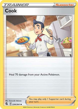 Cook 228/264 - Reverse Holofoil Fusion Strike