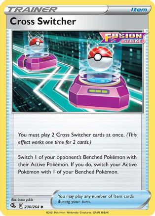 Cross Switcher 230/264 - Reverse Holofoil Fusion Strike