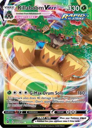Rillaboom VMAX 023/264 - Holofoil Fusion Strike