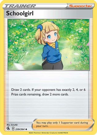 Schoolgirl 239/264 - Reverse Holofoil Fusion Strike