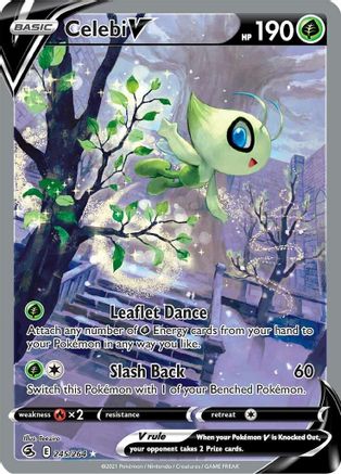 Celebi V (Alternate Full Art) 245/264 - Holofoil Fusion Strike