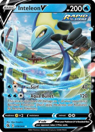 Inteleon V 078/264 - Holofoil Fusion Strike