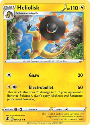 Heliolisk 099/264 - Reverse Holofoil Fusion Strike
