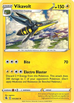 Vikavolt 101/264 - Reverse Holofoil Fusion Strike