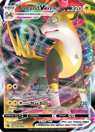 Boltund VMAX 104/264 - Holofoil Fusion Strike