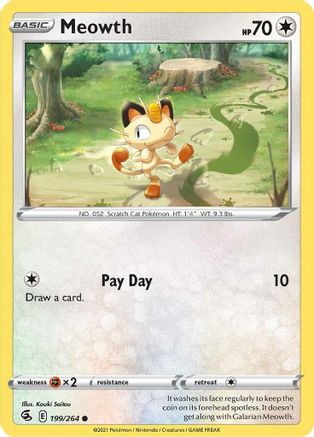 Meowth 199/264 Fusion Strike