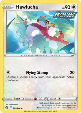 Hawlucha 216/264 Fusion Strike