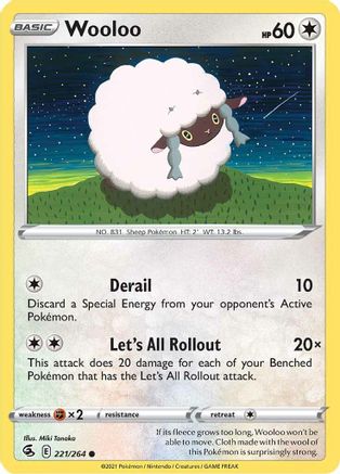 Wooloo (221) (221) 221/264 Fusion Strike